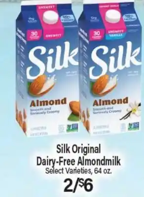 Angelo Caputo's Fresh Market Silk Original Dairy-Free Almondmilk offer