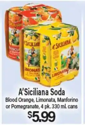 Angelo Caputo's Fresh Market A'Siciliana Soda offer