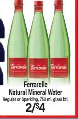 Angelo Caputo's Fresh Market Ferrarelle Natural Mineral Water offer