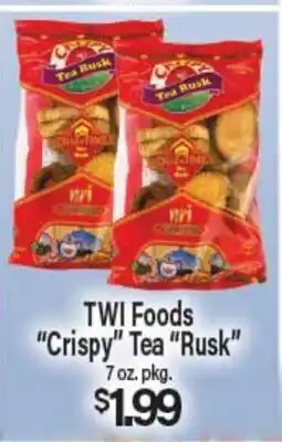 Angelo Caputo's Fresh Market TWI Foods Crispy Tea Rusk offer