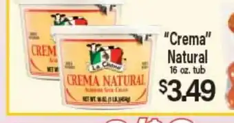 Angelo Caputo's Fresh Market Crema Natural offer