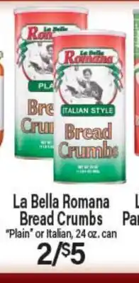 Angelo Caputo's Fresh Market La Bella Romana Bread Crumbs offer