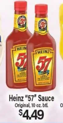Angelo Caputo's Fresh Market Heinz 57 Sauce offer