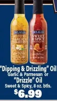 Angelo Caputo's Fresh Market Dipping & Drizzling Oil Garlic & Parmesan or Drizzle Oil Sweet & Spicy offer