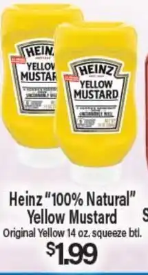 Angelo Caputo's Fresh Market Heinz 100% Natural Yellow Mustard offer