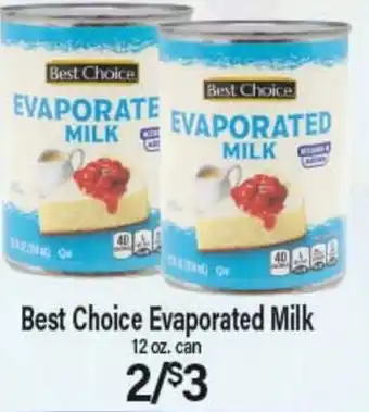 Angelo Caputo's Fresh Market Best Choice Evaporated Milk offer