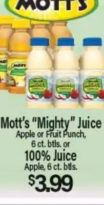 Angelo Caputo's Fresh Market Mott's Mighty Juice offer