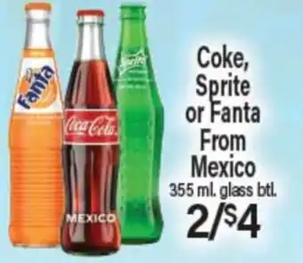 Angelo Caputo's Fresh Market Coke, Sprite or Fanta From Mexico offer