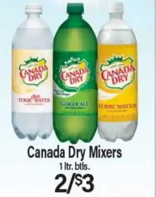 Angelo Caputo's Fresh Market Canada Dry Mixers offer