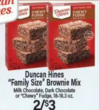Angelo Caputo's Fresh Market Duncan Hines Family Size Brownie Mix offer
