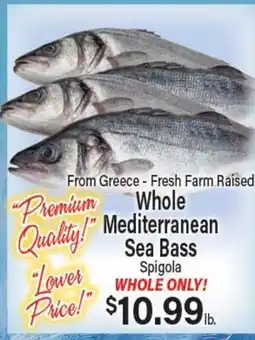 Angelo Caputo's Fresh Market Whole Mediterranean Sea Bass offer