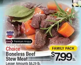 Angelo Caputo's Fresh Market Choice Boneless Beef Stew Meat offer