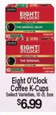 Angelo Caputo's Fresh Market Eight O'Clock Coffee K-Cups offer
