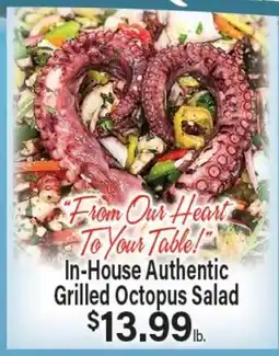 Angelo Caputo's Fresh Market In-House Authentic Grilled Octopus Salad offer