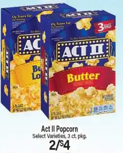 Angelo Caputo's Fresh Market Act II Popcorn offer
