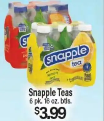 Angelo Caputo's Fresh Market Snapple Teas offer