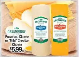 Angelo Caputo's Fresh Market GREENRIDGE NATURALS Provolone Cheese or Mild Cheddar Cheese offer