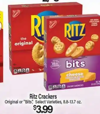 Angelo Caputo's Fresh Market Ritz Crackers offer