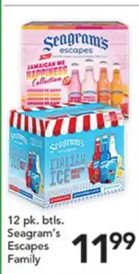 Pete's Fresh Market Seagram's Escapes Family offer