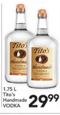 Pete's Fresh Market 1.75 L Tito's Handmade VODKA offer
