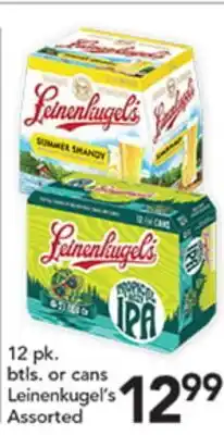 Pete's Fresh Market Leinenkugel's Assorted offer