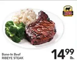 Pete's Fresh Market Bone-In Beef RIBEYE STEAK offer
