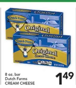 Pete's Fresh Market 8 oz. bar Dutch Farms CREAM CHEESE offer