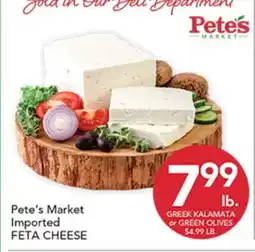 Pete's Fresh Market Pete's Market Imported FETA CHEESE offer
