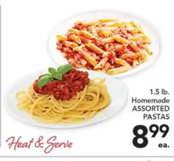 Pete's Fresh Market 1.5 lb. Homemade ASSORTED PASTAS offer