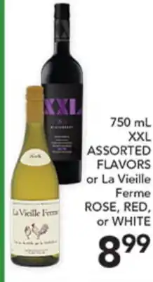 Pete's Fresh Market 750 mL XXL ASSORTED FLAVORS or La Vieille Ferme ROSE, RED, or WHITE offer