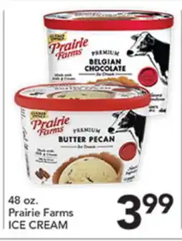 Pete's Fresh Market 48 oz. Prairie Farms ICE CREAM offer