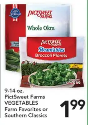 Pete's Fresh Market PictSweet Farms VEGETABLES Farm Favorites or Southern Classics offer
