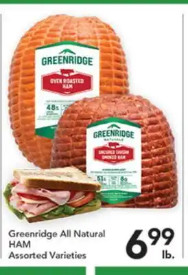 Pete's Fresh Market Greenridge All Natural HAM offer