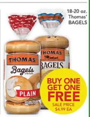 Pete's Fresh Market THOMAS' BAGELS offer