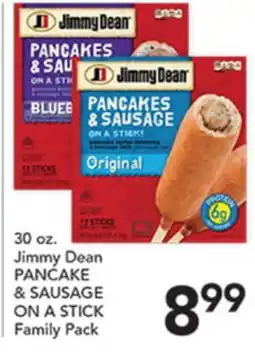 Pete's Fresh Market 30 oz. Jimmy Dean PANCAKE & SAUSAGE ON A STICK Family Pack offer