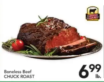 Pete's Fresh Market BONELESS BEEF CHUCK ROAST offer