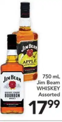 Pete's Fresh Market 750 mL Jim Beam WHISKEY Assorted offer