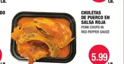 Carnicerias Jimenez CHULETAS DE PUERCO EN SALSA ROJA offer