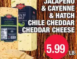 Carnicerias Jimenez JALAPEÑO & CAYENNE & HATCH CHILE CHEDDAR CHEESE offer
