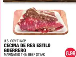 Carnicerias Jimenez U.S. GOV'T INSP. CECINA DE RES ESTILO GUERRERO offer