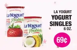 Carnicerias Jimenez LA YOGURT YOGURT SINGLES offer
