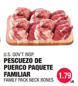 Carnicerias Jimenez U.S. GOV'T INSP. PESCUEZO DE PUERCO PAQUETE FAMILIAR offer