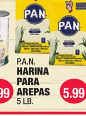 Carnicerias Jimenez P.A.N. HARINA PARA AREPAS offer
