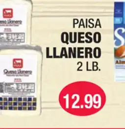 Carnicerias Jimenez PAISA QUESO LLANERO offer