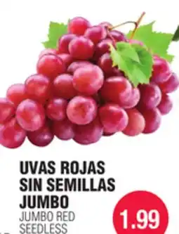 Carnicerias Jimenez UVAS ROJAS SIN SEMILLAS JUMBO offer