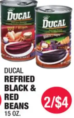 Carnicerias Jimenez DUCAL REFRIED BLACK & RED BEANS offer