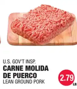 Carnicerias Jimenez U.S. GOV'T INSP. CARNE MOLIDA DE PUERCO offer