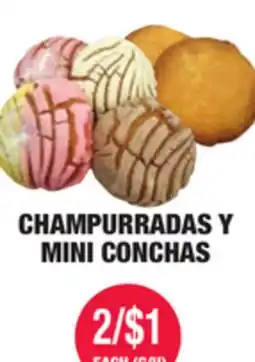 Carnicerias Jimenez CHAMPURRADAS Y MINI CONCHAS offer