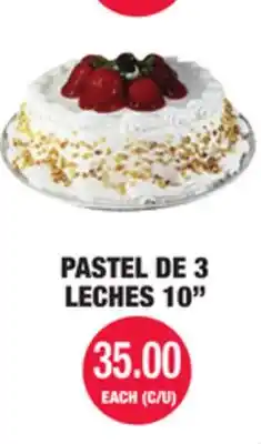Carnicerias Jimenez PASTEL DE 3 LECHES 10 offer