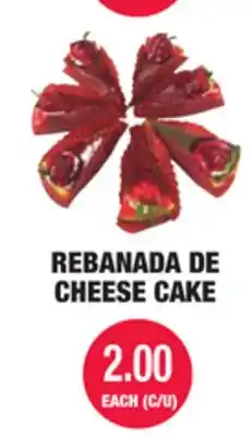Carnicerias Jimenez REBANADA DE CHEESE CAKE offer